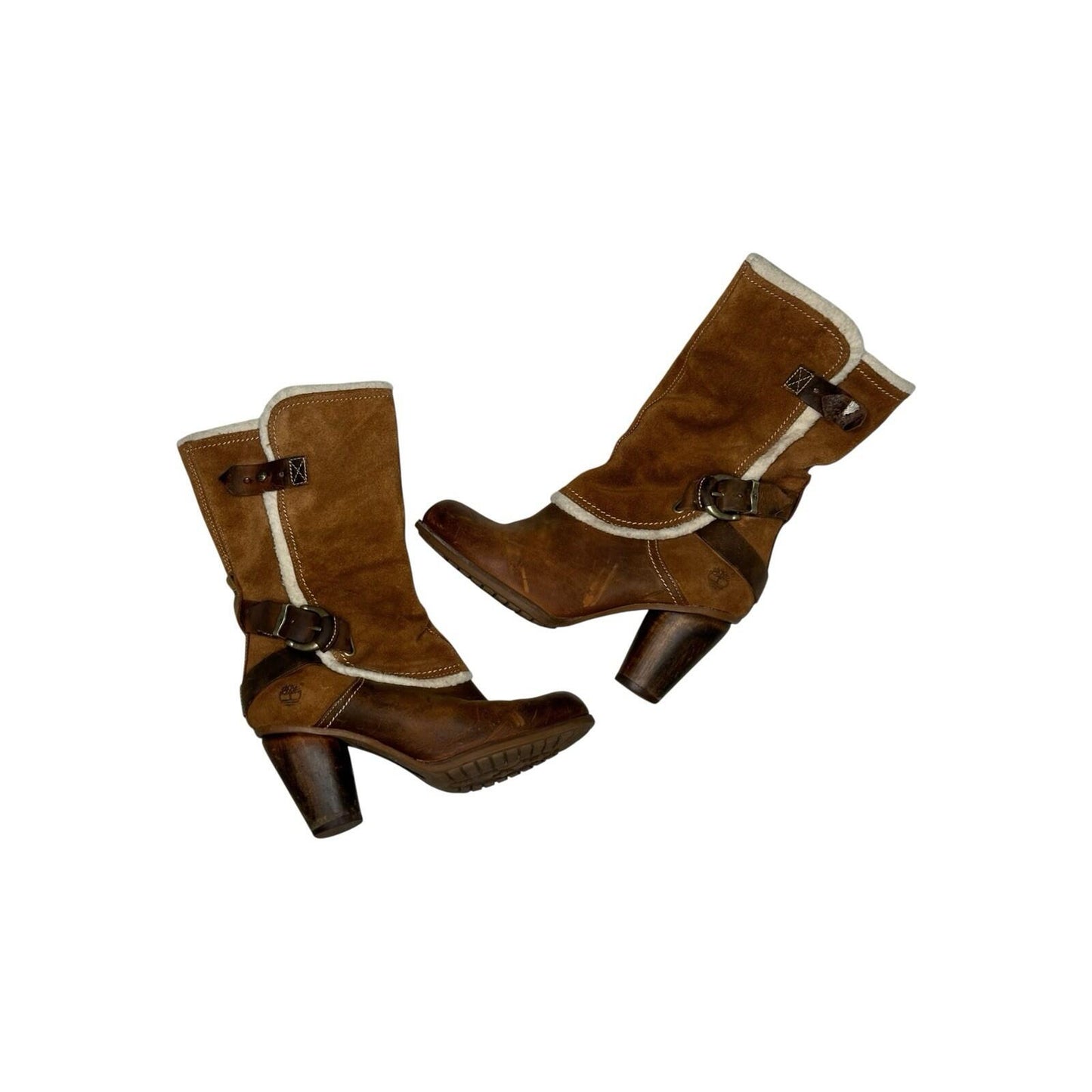 Vintage Timberland Western Boots Women’s UK3.5 EU36 US5.5W Brown Suede Leather