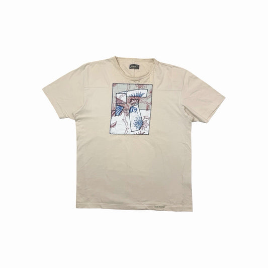 Vintage Ted Baker Graphic T-Shirt Men’s Large Beige