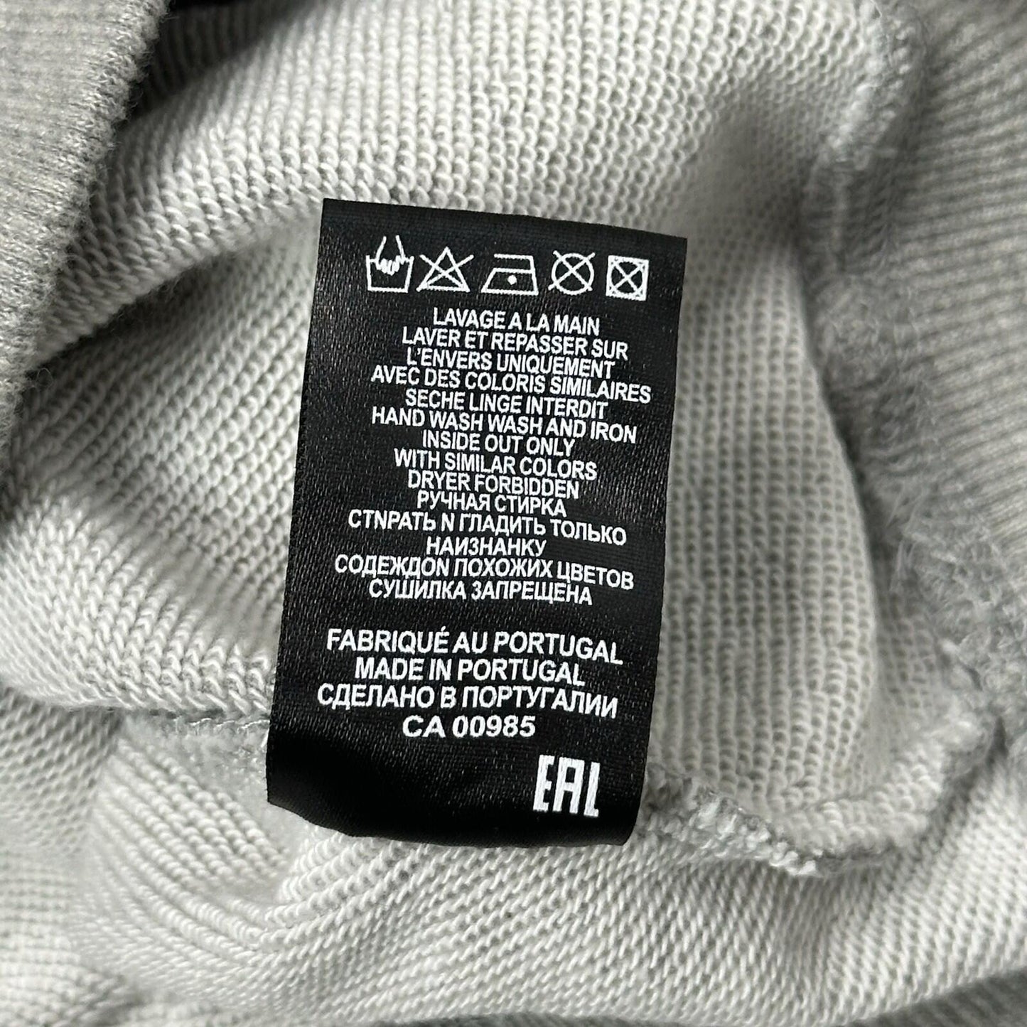 SS23 Isabel Marant Mobyli Grey Sweatshirt Women’s XS Made In Portugal