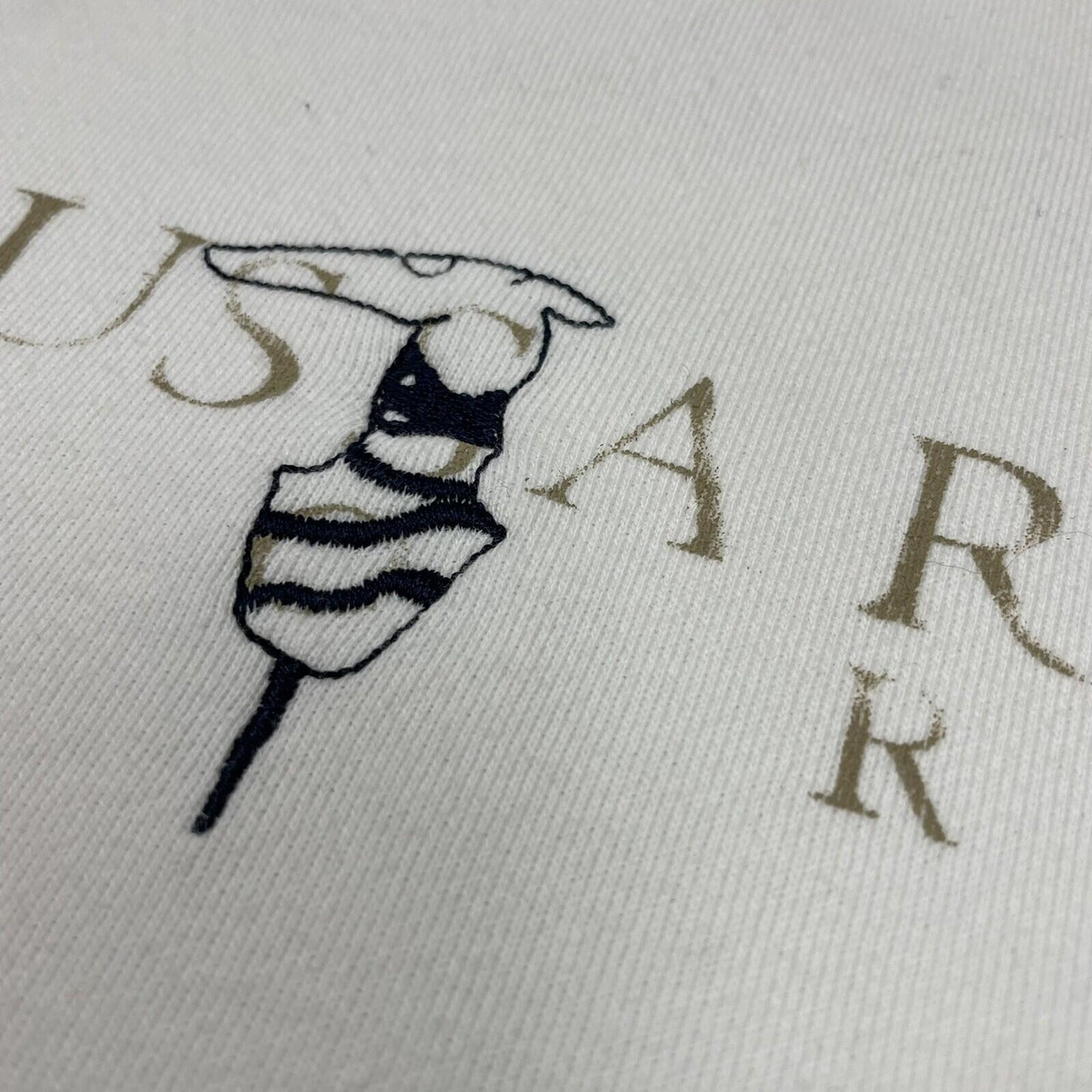Vintage Trussardi Jumper Men’s Modern Large White Made In Italy Embroidered