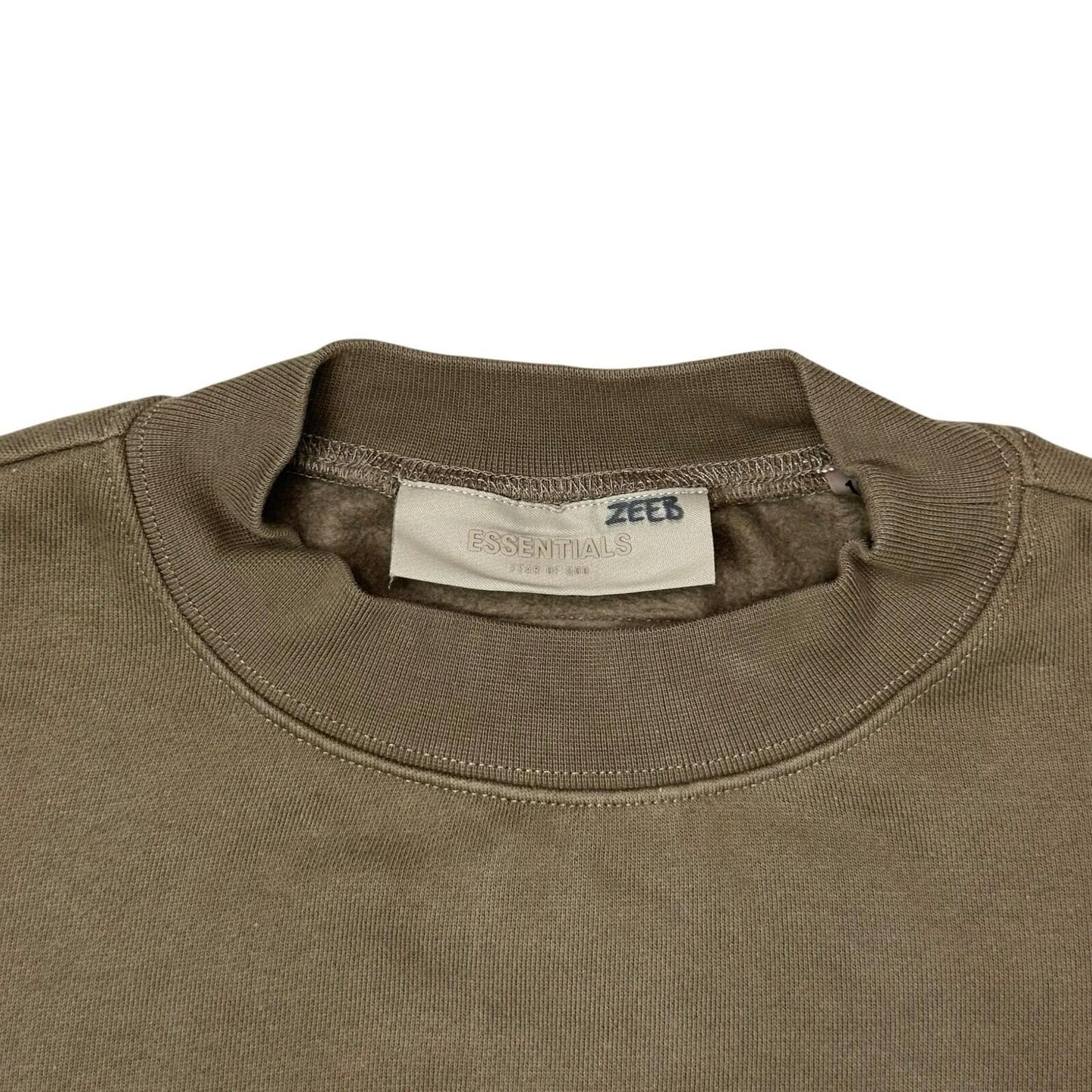 Fear Of God Essentials Jumper Age 10 Brown Logo Details Kids