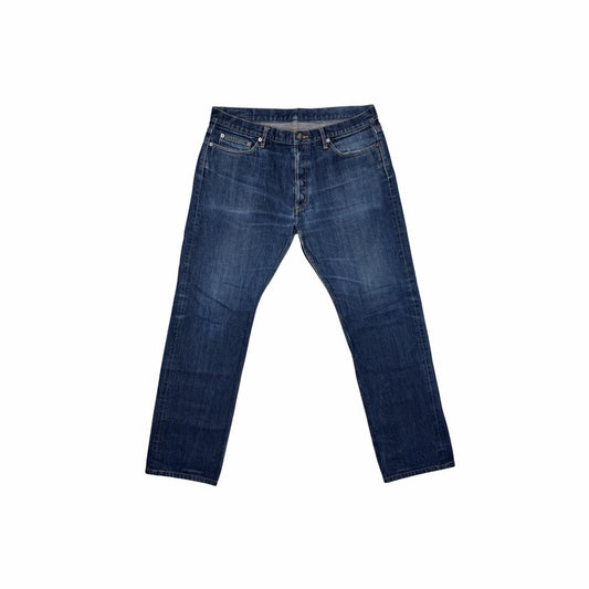 Rake Selvedge Denim Jeans Men’s 36w 30l Blue Distressed