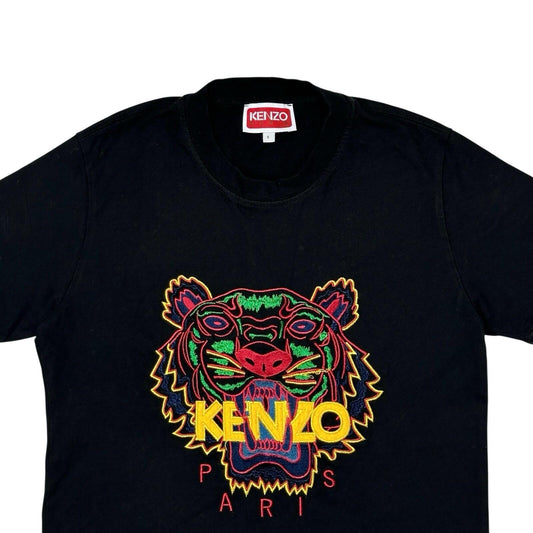 Kenzo Tiger T-Shirt Men’s Small Black Embroidered Logo