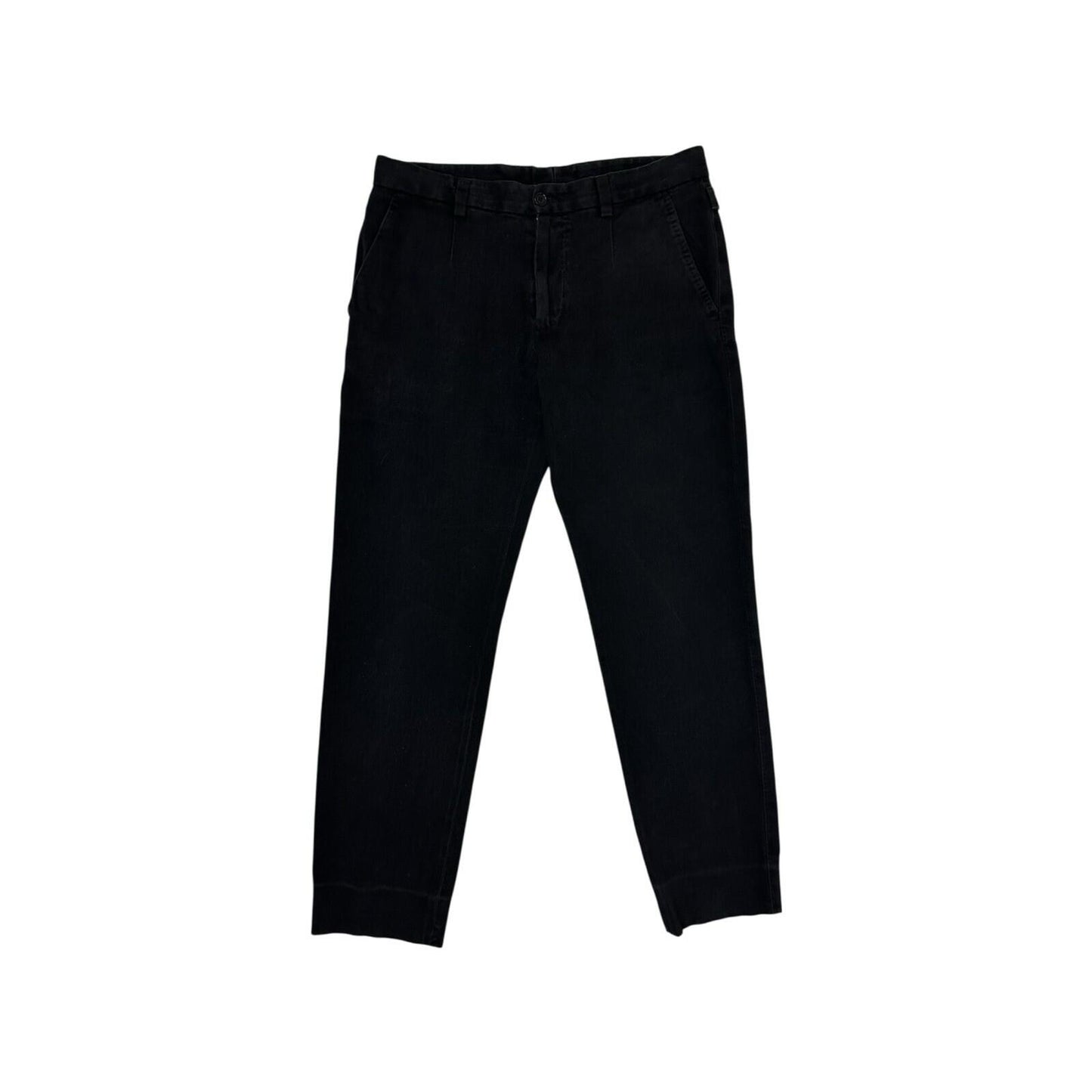 Vintage Dolce And Gabbana Women’s Trousers 29w Black Slim Fit Made In Italy