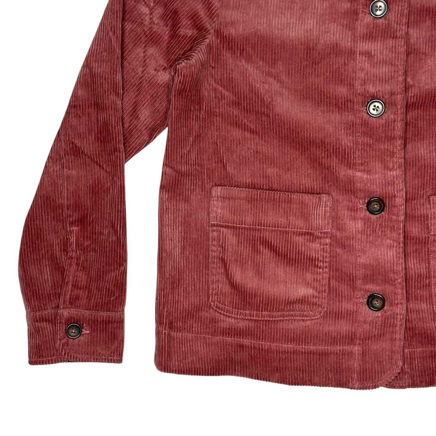 Woolovers Corduroy Jacket Women’s UK12 Rose Pink/Red
