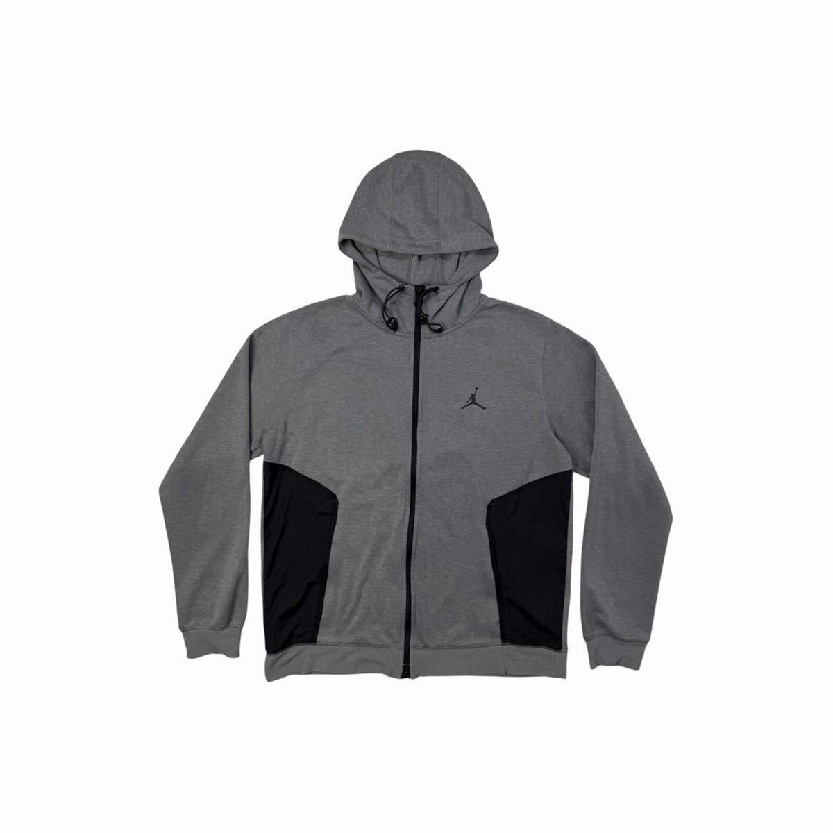 Jordan Dri-FIT Zip Hoodie Men’s Large Marl Grey Jordan Air Statement Jump man