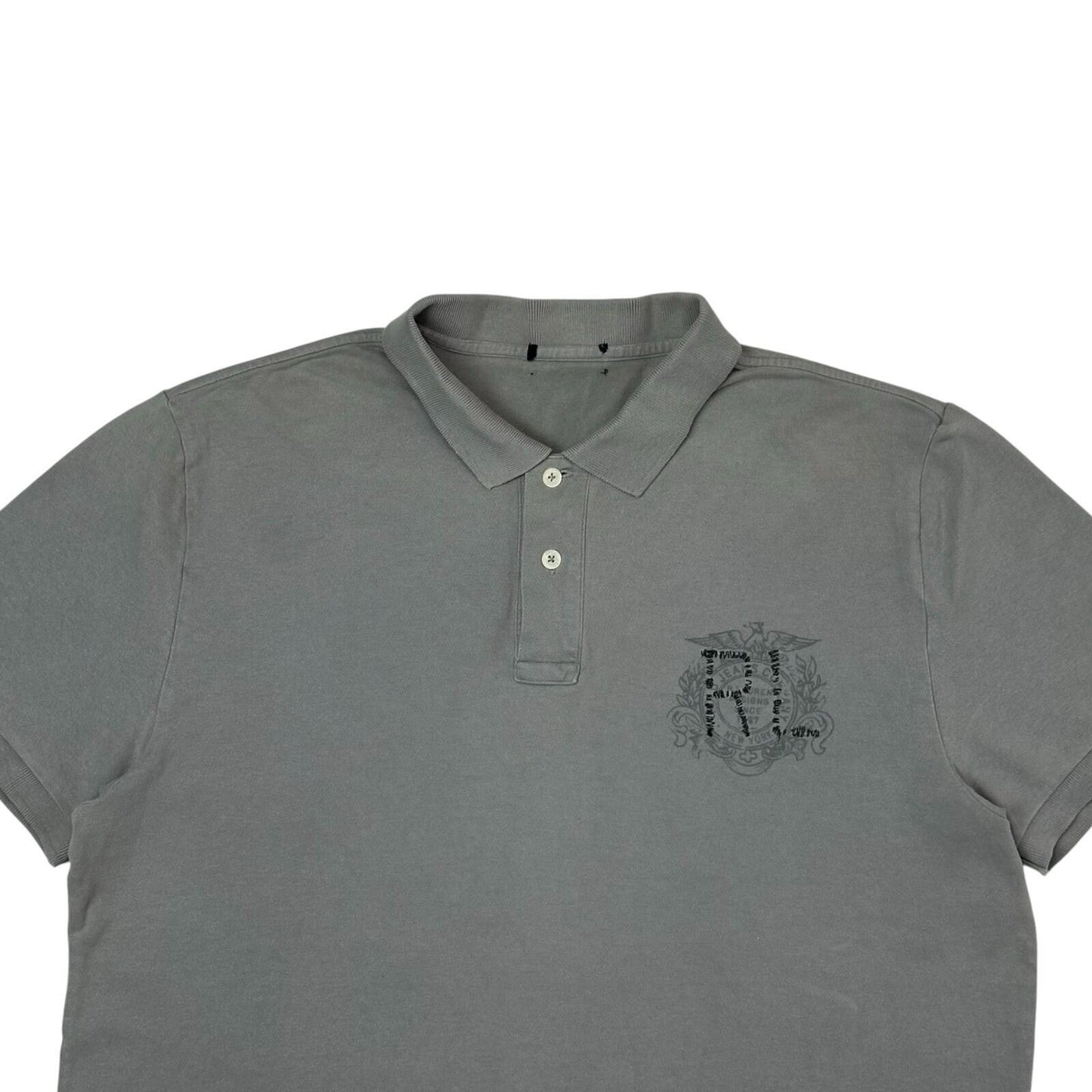 Vintage Polo Ralph Lauren Polo Shirt Men’s Large Grey Embroidered Logo