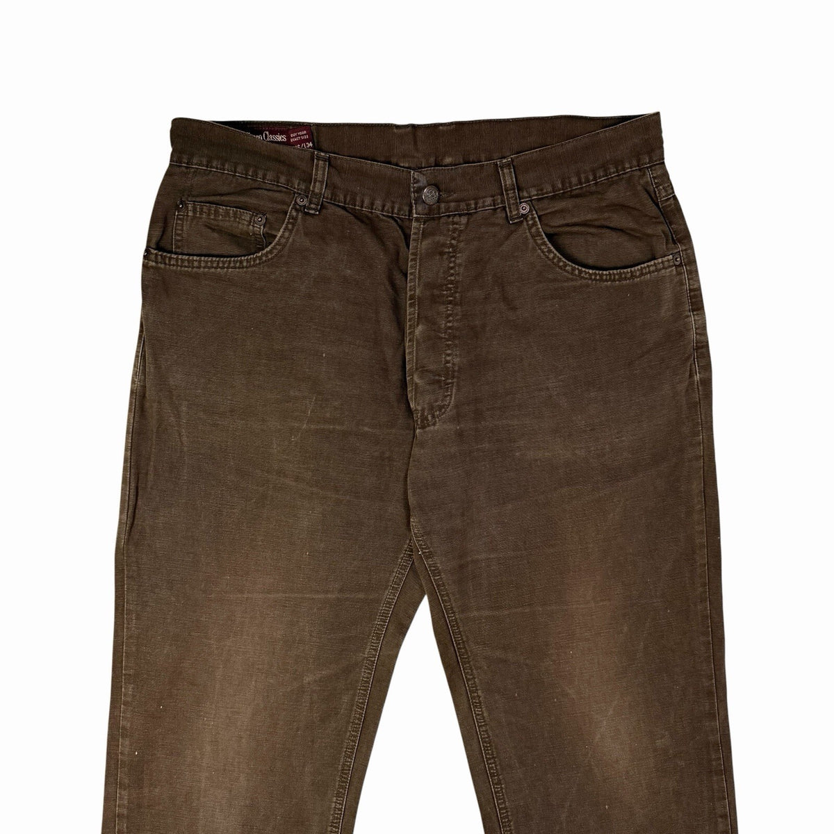 Vintage Marlboro Classics Trousers Men’s 36w 34l Brown Faded 90’s Retro