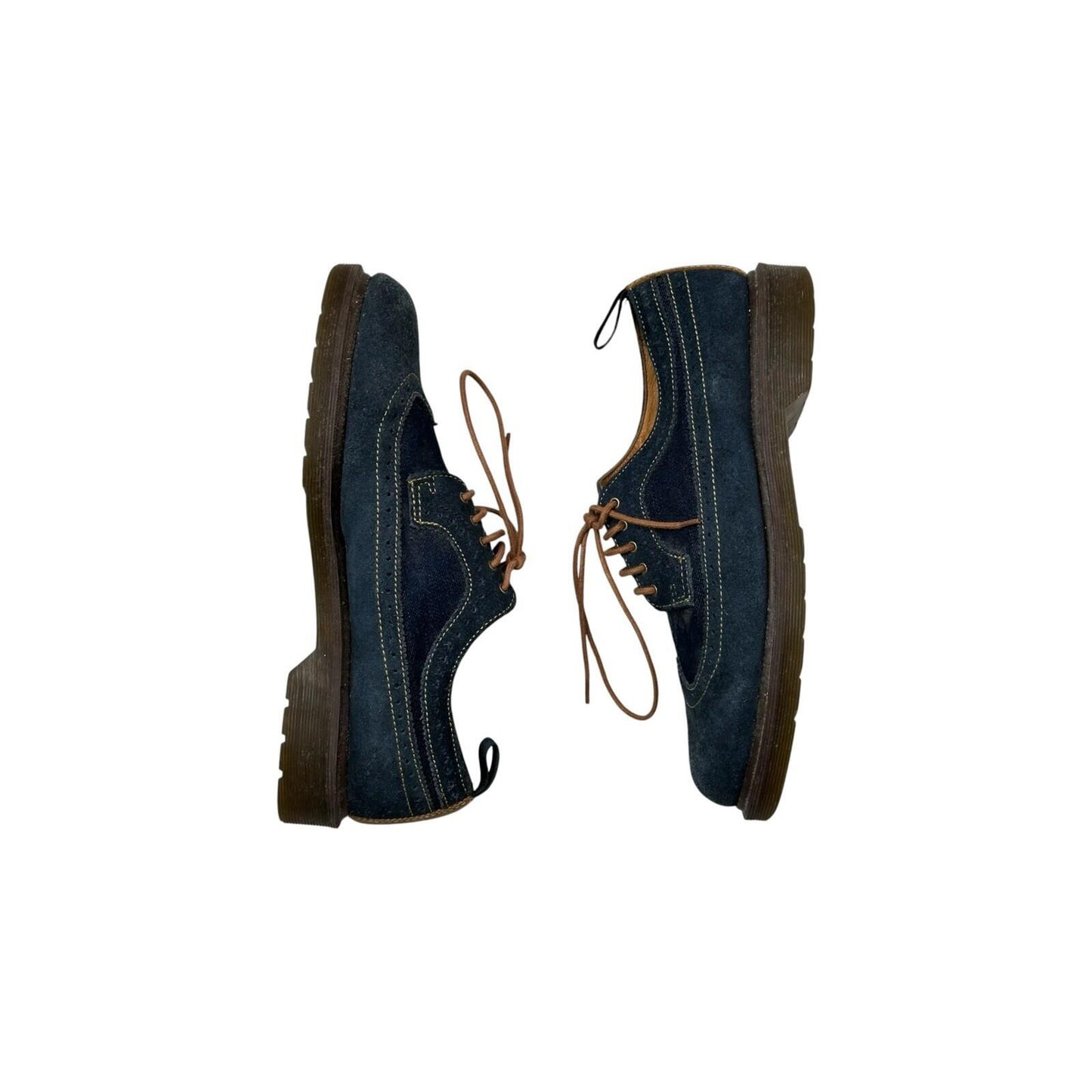 Dr Martens Shreeves Shoes UK9 Blue Denim Brogue Style EU43 US10
