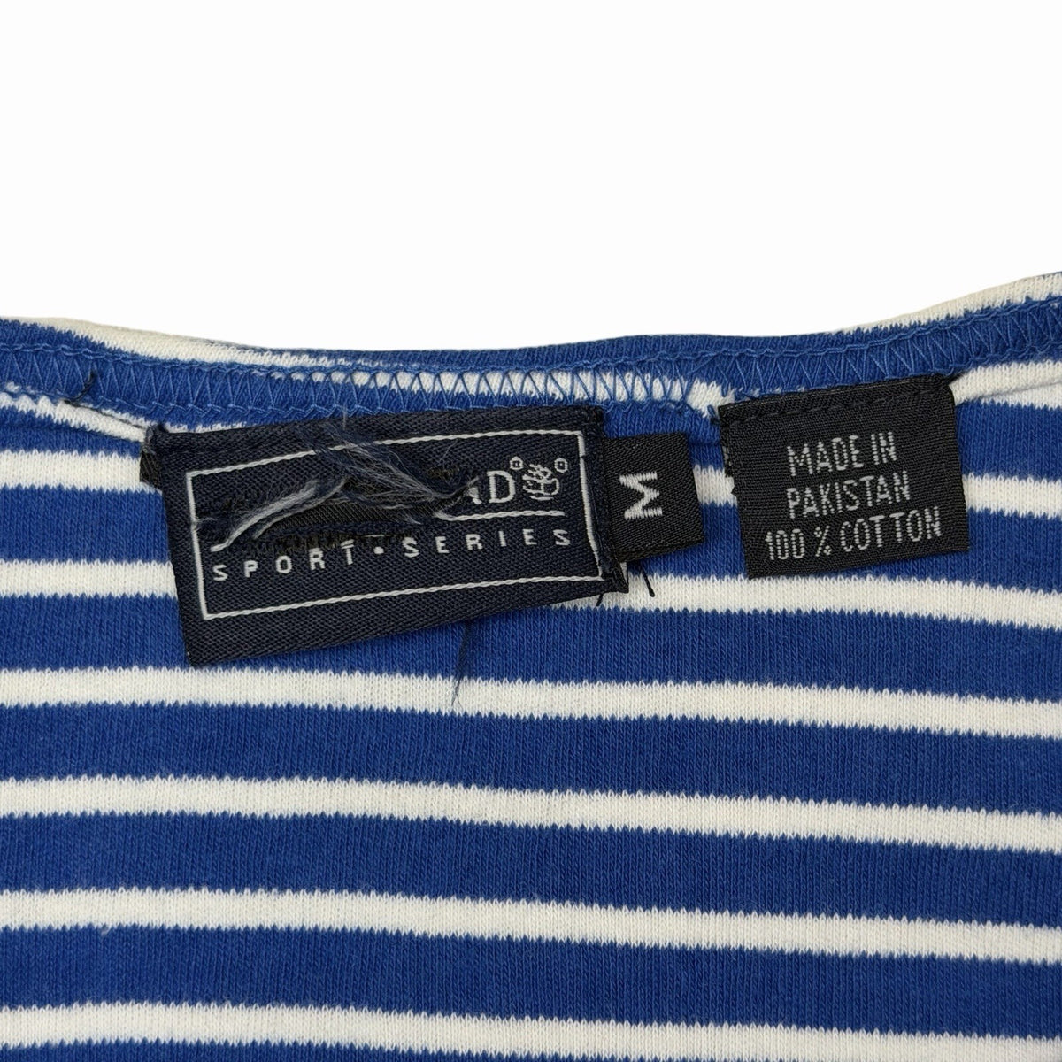 Vintage Timberland Sport Series Vest Top Men’s Medium Blue Stripe Tank 90’s