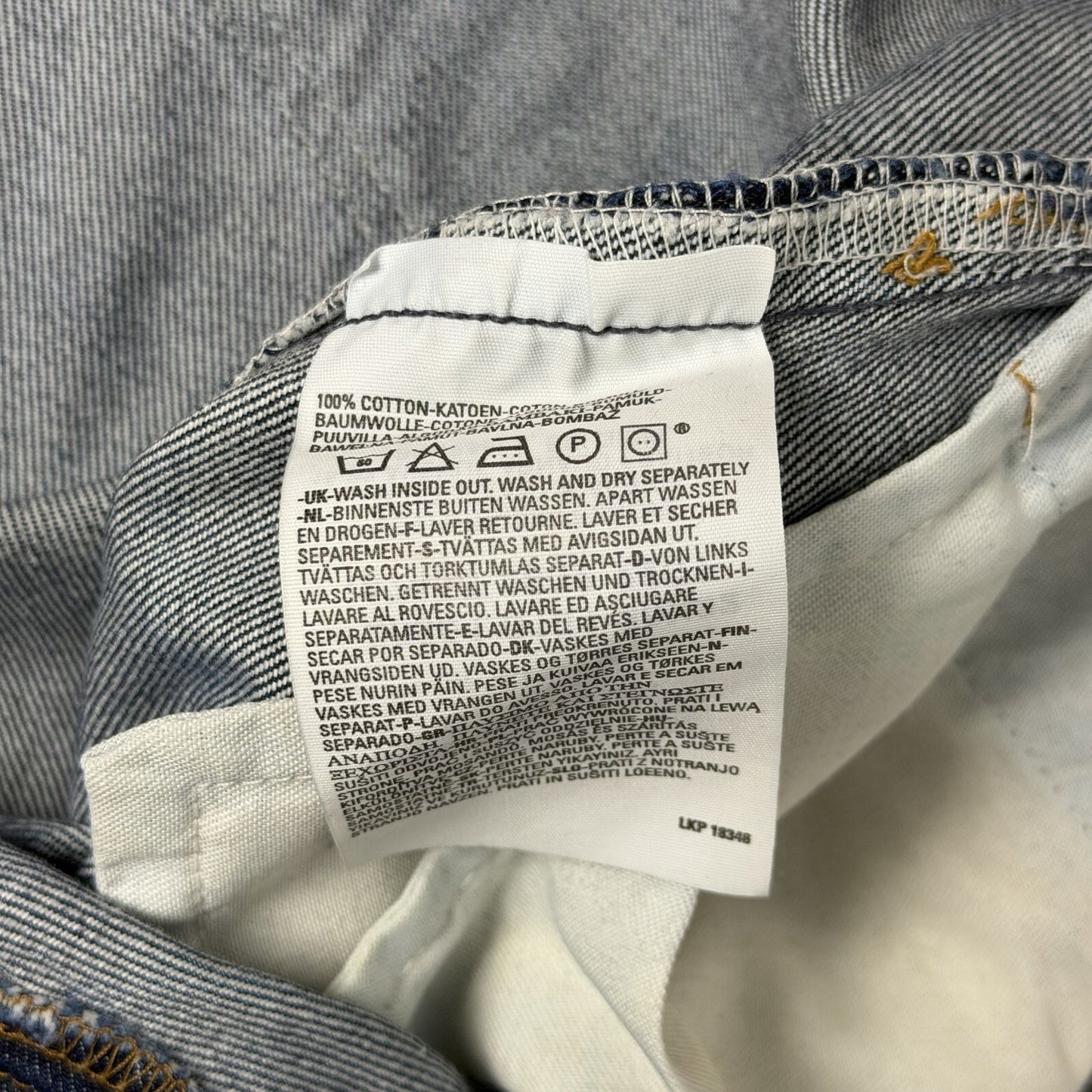 Vintage Levi’s 501 Straight Leg Jeans Men’s 36w 30l Blue Denim 00’s