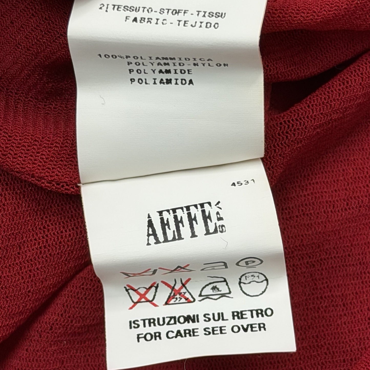 Vintage Moschino Cheap&Chic Dress Women’s Small Red Made In Italy
