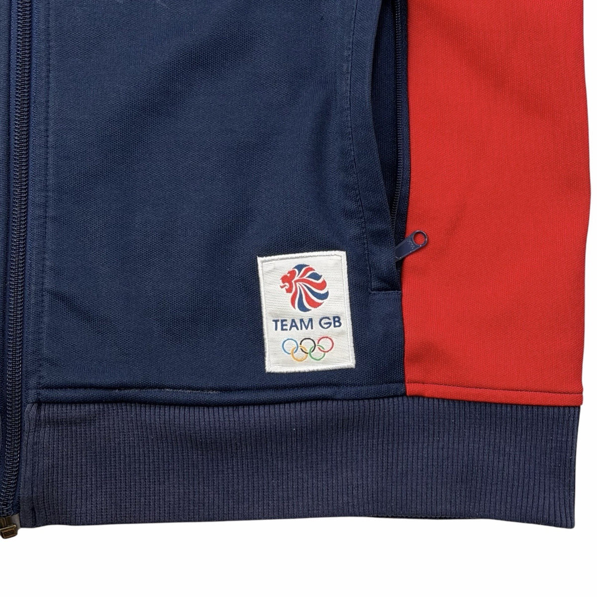 Adidas Team GB 2012 Olympics Track Jacket Men’s Large Navy Blue, Red And White
