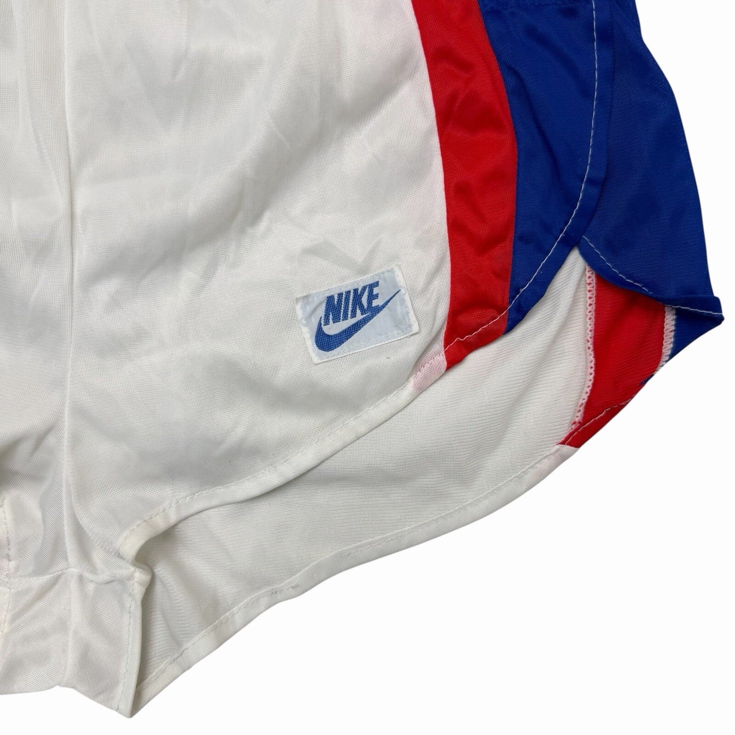 Vintage 80’s Nike Shorts Women’s Small White Made In UK Retro Running