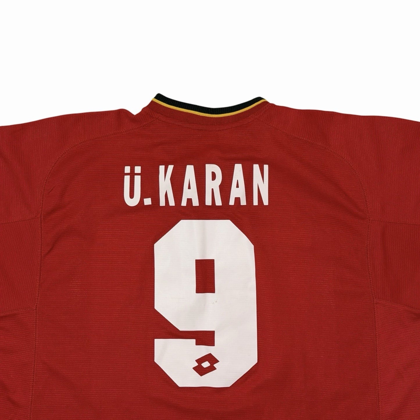 Vintage 01-02 Galatasary Third Shirt Men’s XXL Red Ü Karan Lotto Football Jersey
