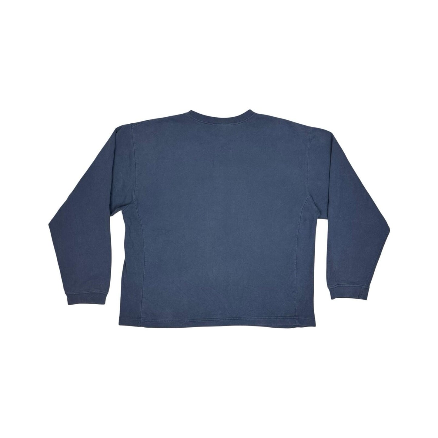 Vintage Animal Worldwide Jumper Men’s Large Navy Blue Graphic Print Boxy Fit