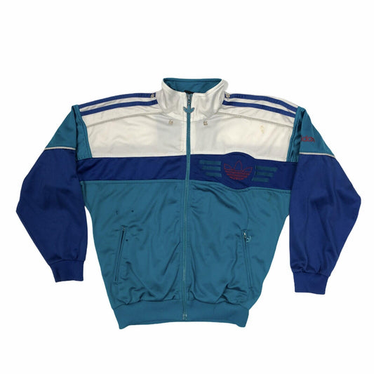 Vintage Adidas Track Jacket Women’s Small Green, White And Blue