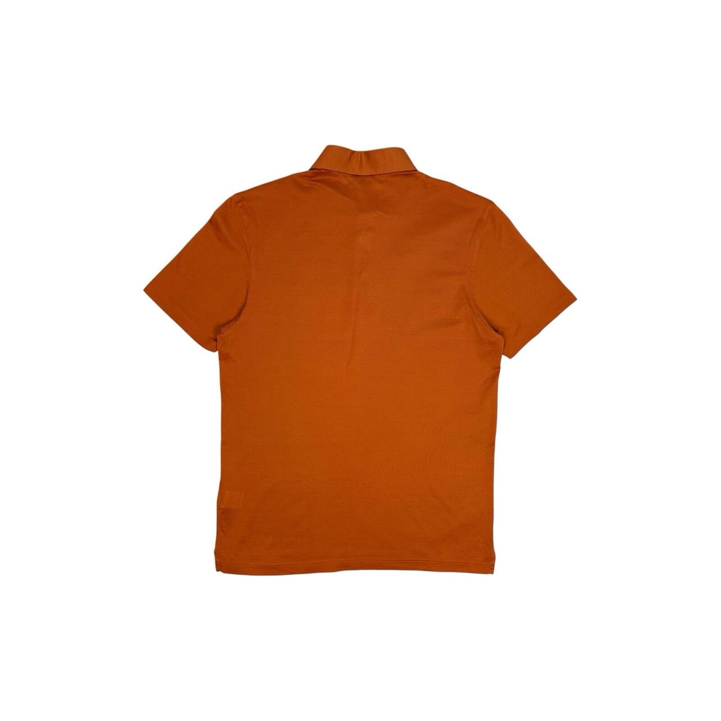 Vintage Gran Sasso Polo Shirt Men’s Medium Orange Made In Italy