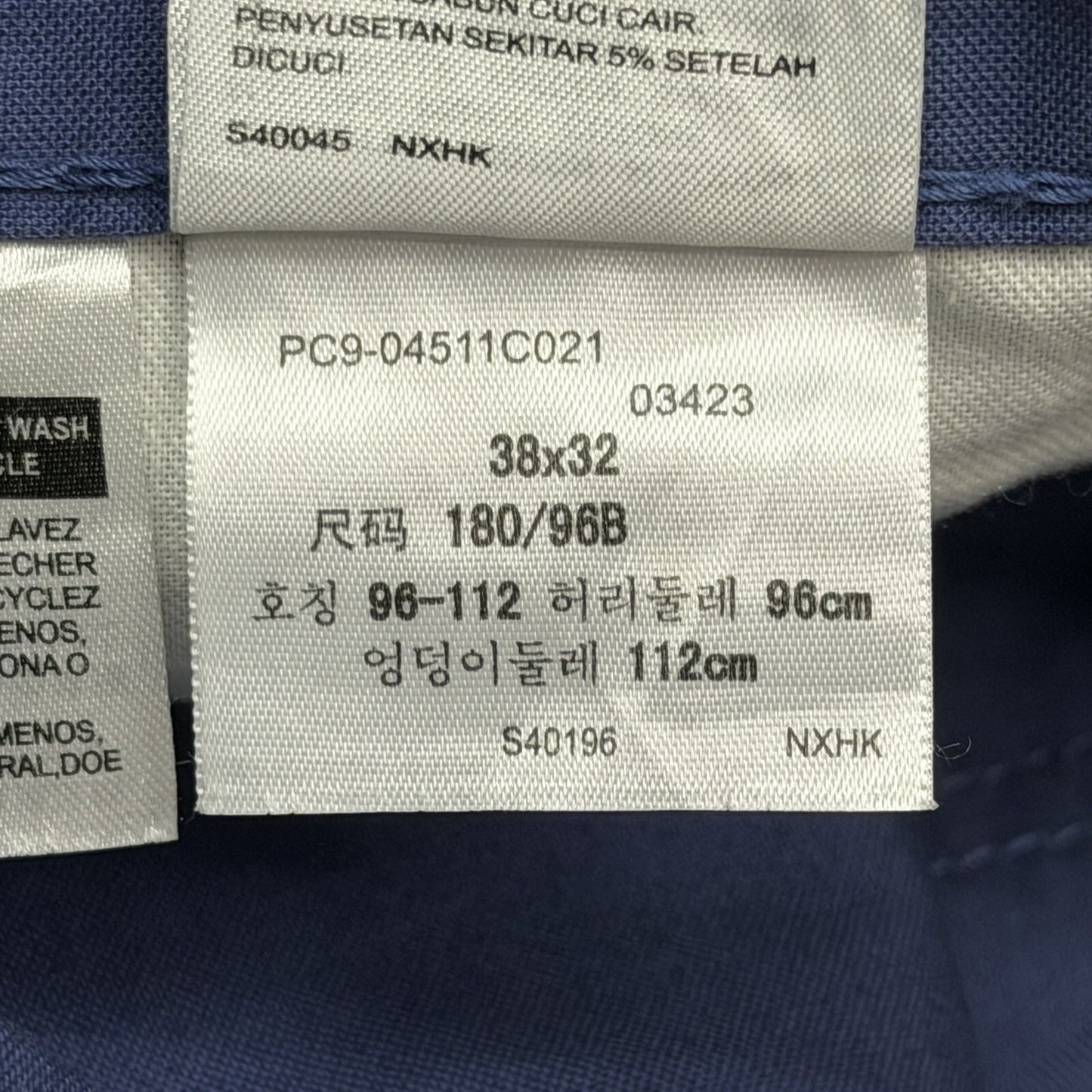 Vintage Levi’s 511 Trousers Blue Men’s 38w 32l Straight Leg