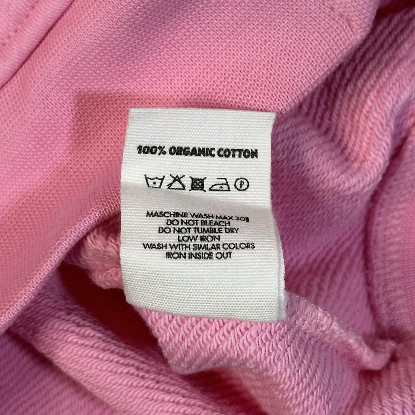Joseph Atelier Hoodie Men’s Large Pink Embroidered Logo Made In Portugal