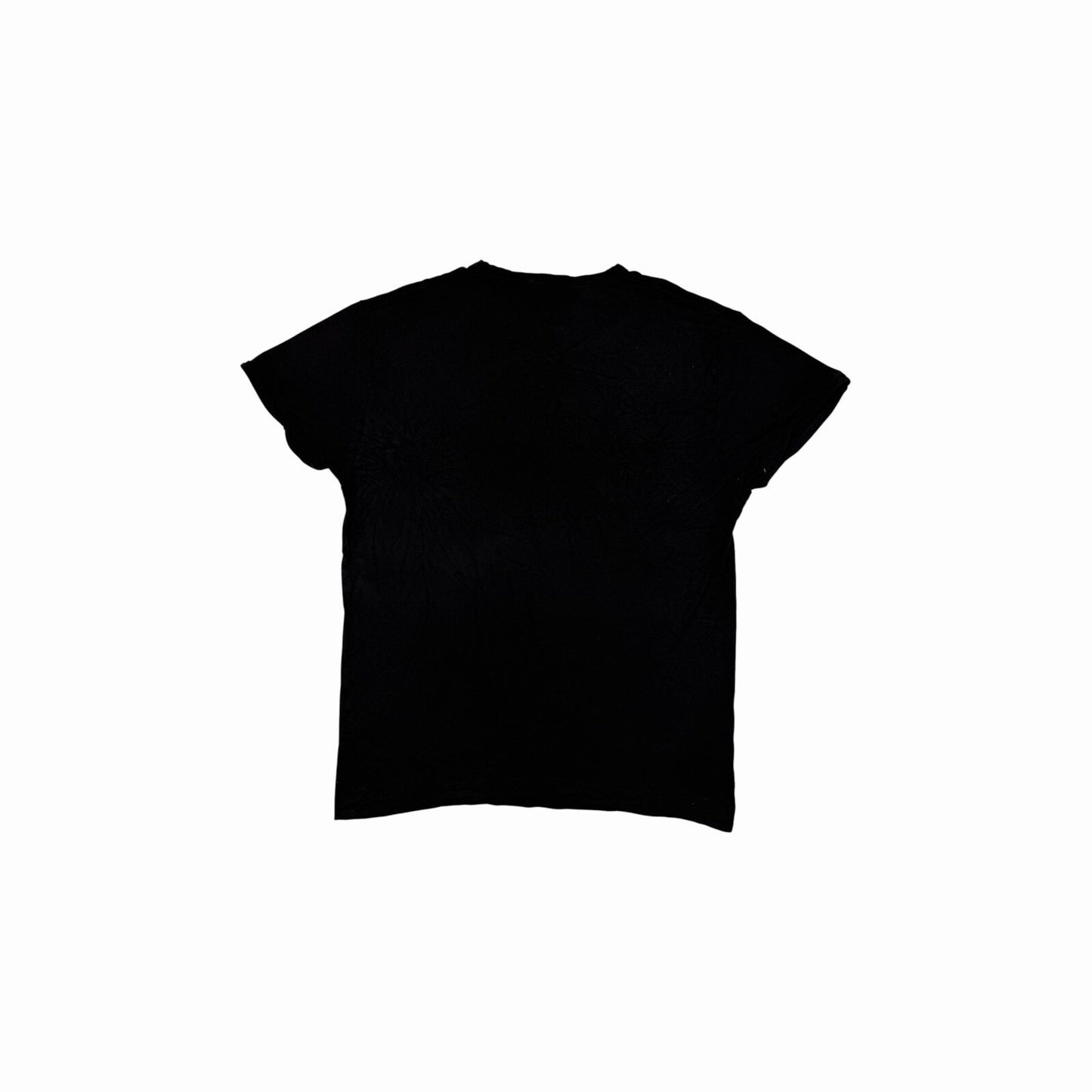 Vintage Moschino Script Logo T-Shirt Men’s Large Black Made In Italy Slim Fit
