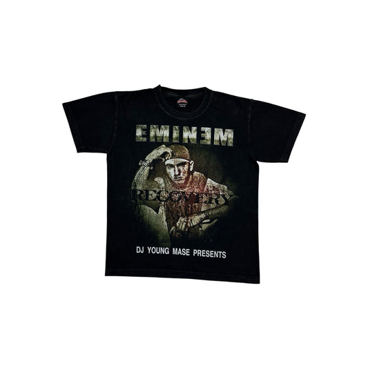 2010 Eminem Recovery T-Shirt Men’s Medium Black Graphic Print