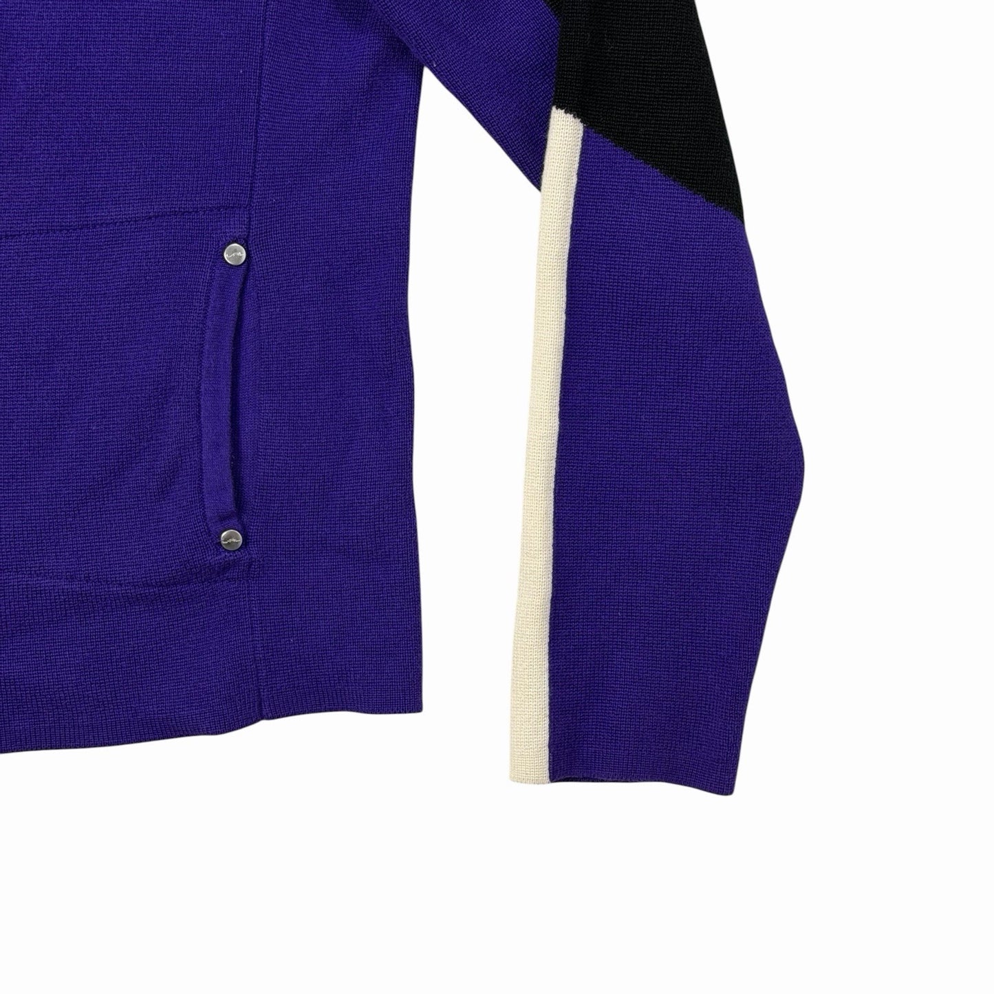 Vintage Ralph Lauren Lauren Active Zip Jacket Women’s Large Purple And Black