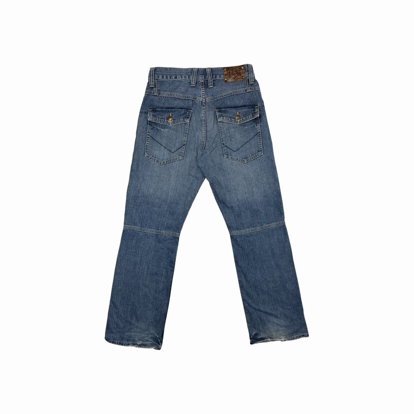 Vintage Voi Denim Jeans 30w 32l Distressed Dark Blue 00’s Retro y2k