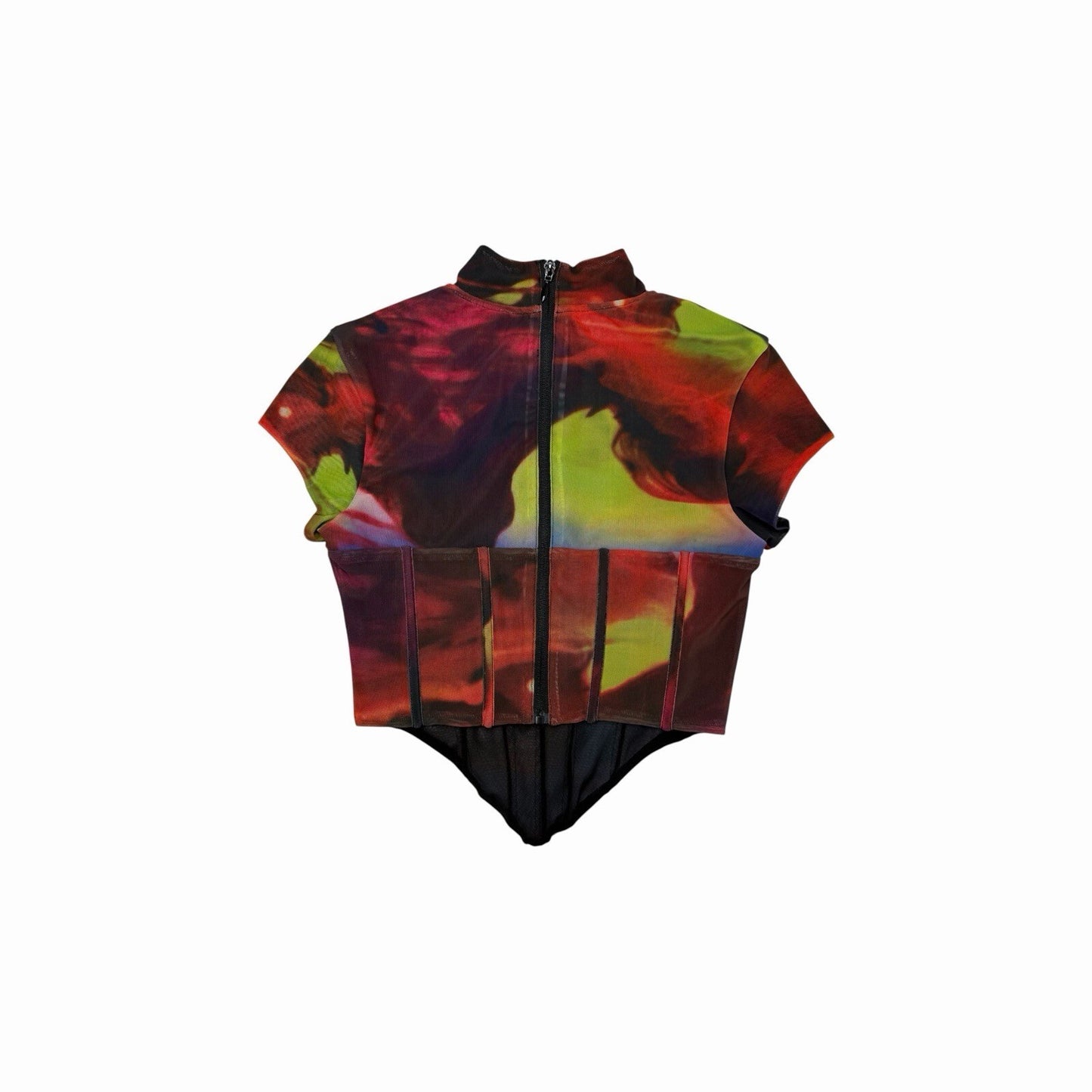 House Of CB Sabrina Mesh Top Women’s Medium Multicoloured