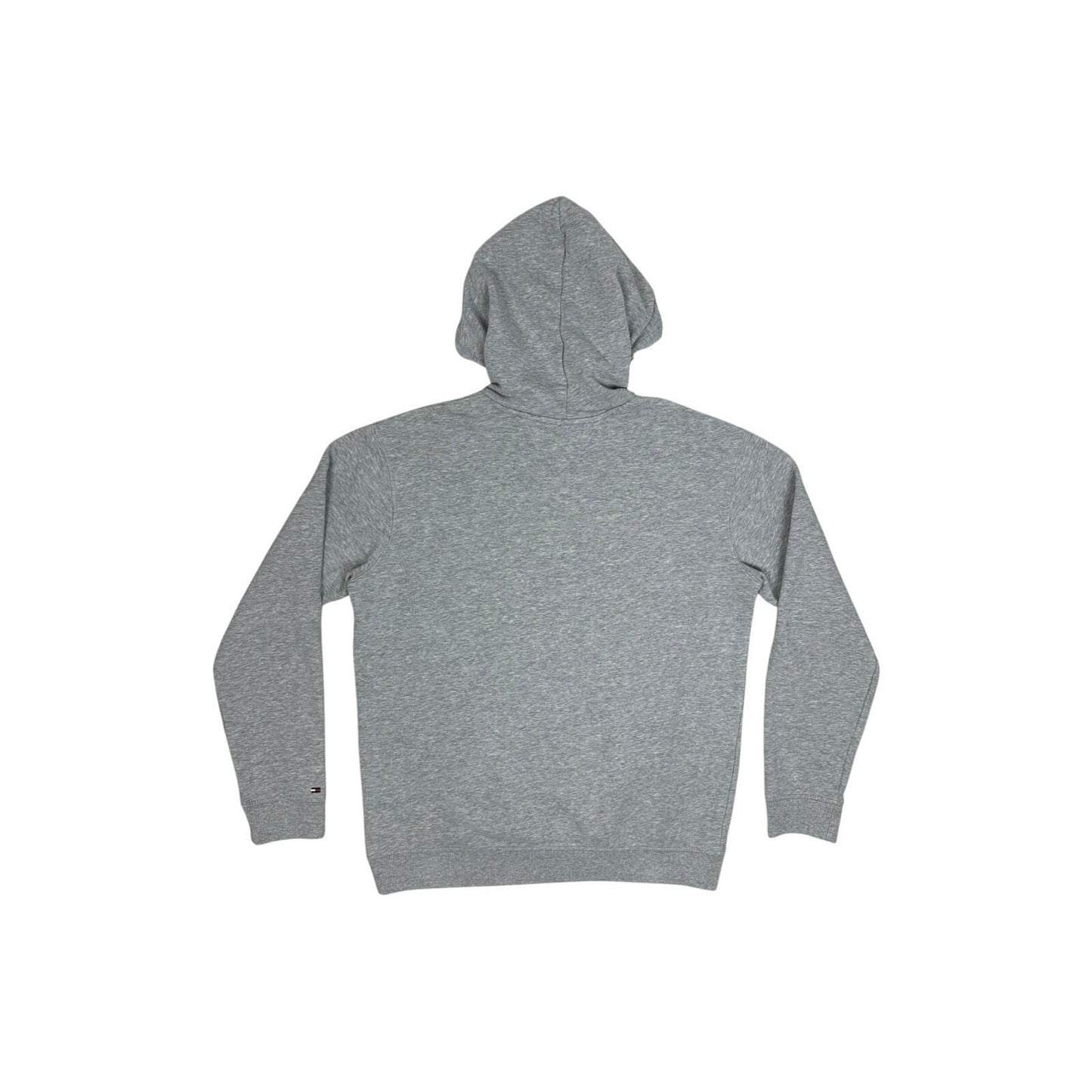 Tommy Hilfiger Flag Hoodie Men’s Large Grey Embroidered Logo