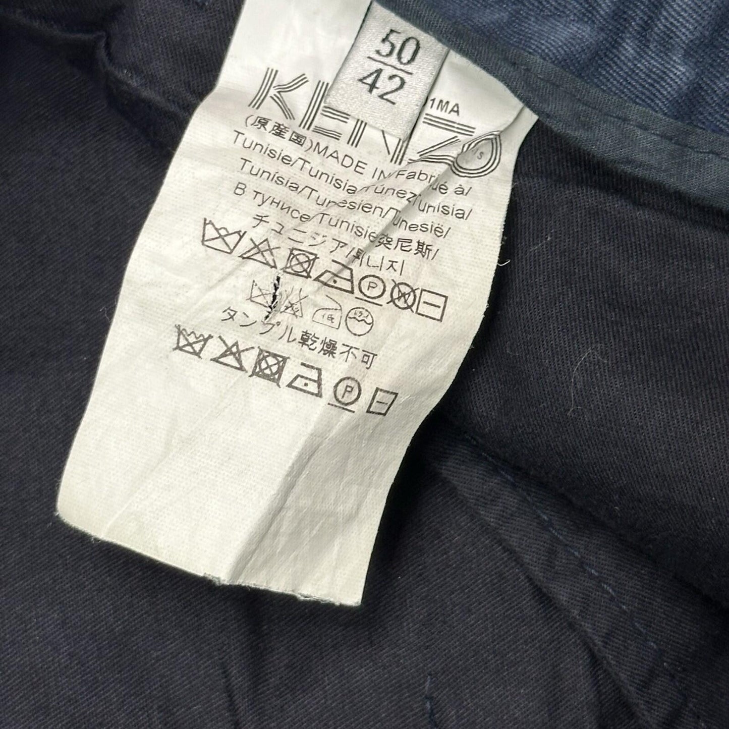 Vintage Kenzo Chino Shorts Navy Blue Men’s 32w