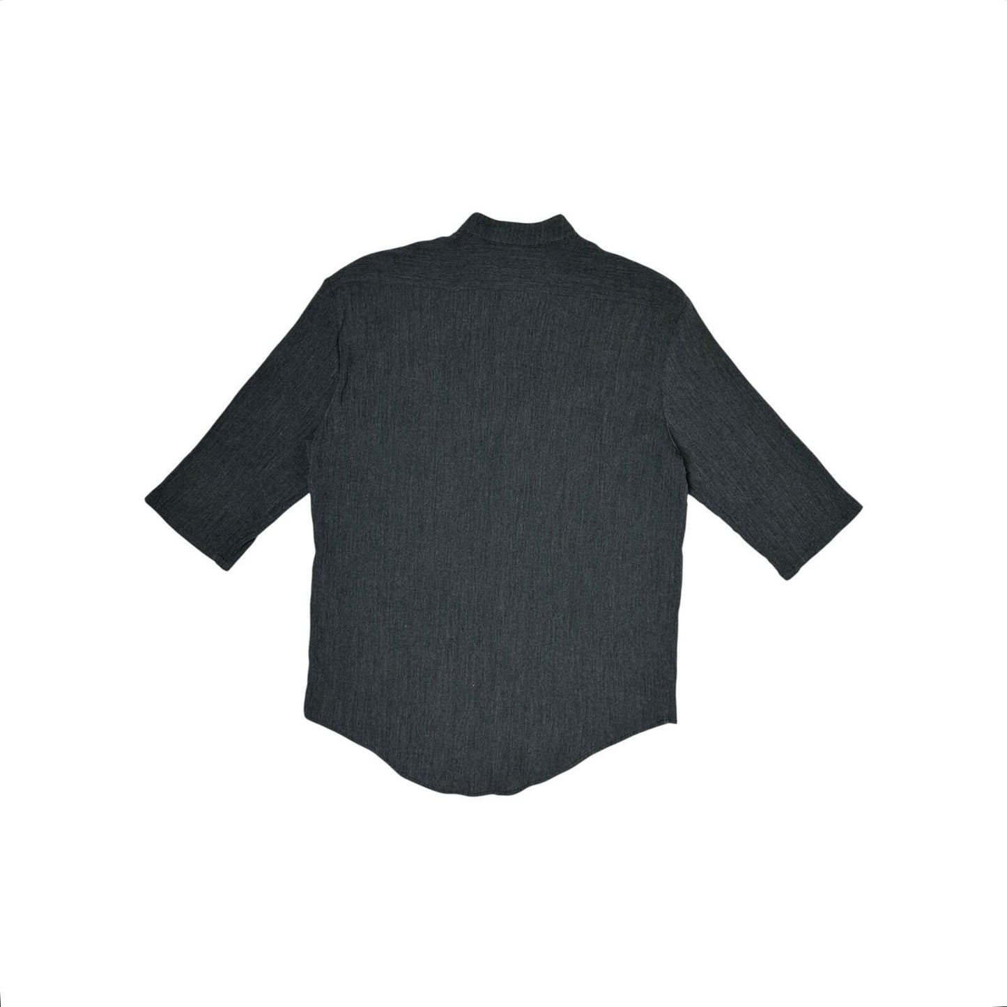 Assembly New York No Collar Shirt Men’s Small Grey Made In USA