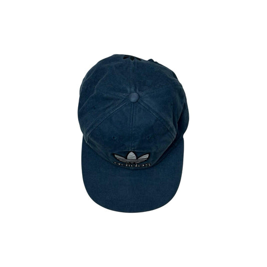 Vintage Adidas Cap Navy Blue OSFA Embroidered Trefoil Logo 90’s Sportswear