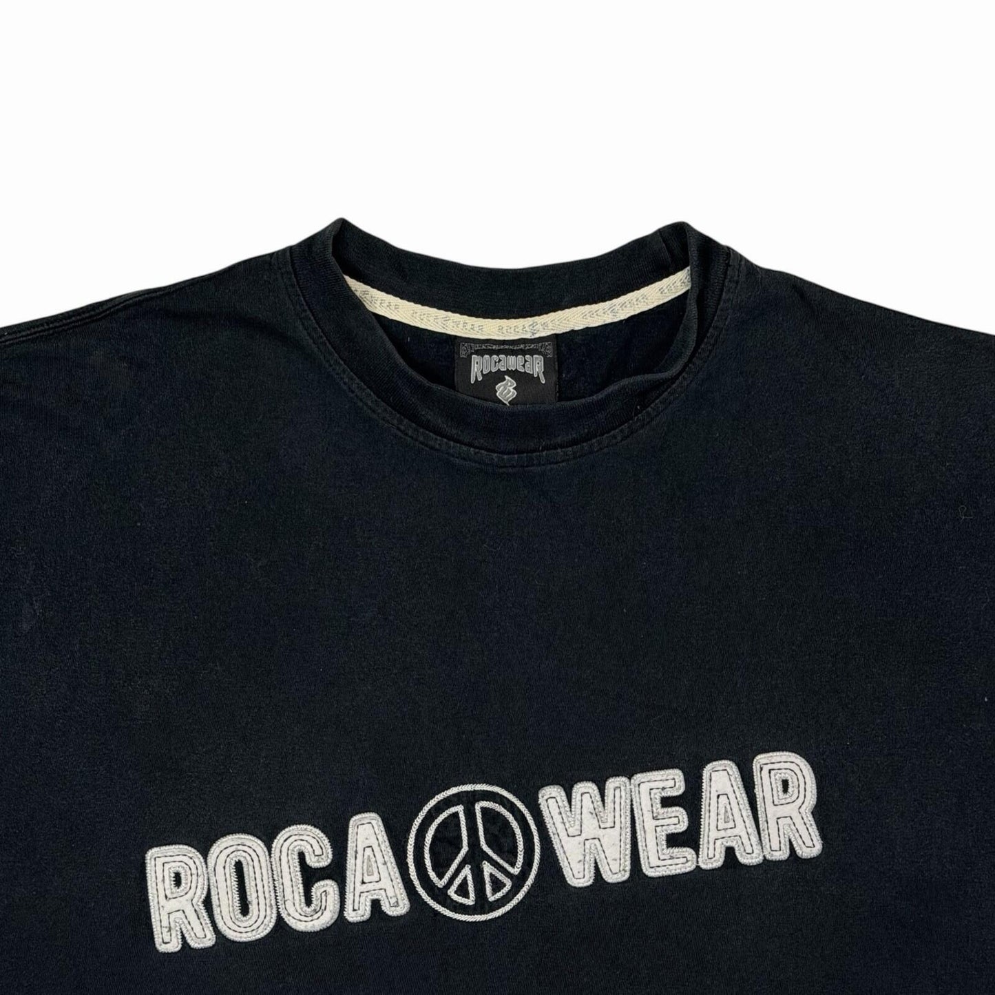 Vintage Rocawear T-Shirt Men’s XXL Black Embroidered Logo