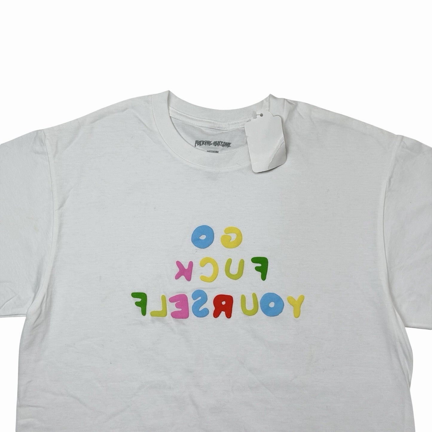 NWT Fucking Awesome T-Shirt Men’s Medium White SS23 GFY Tee