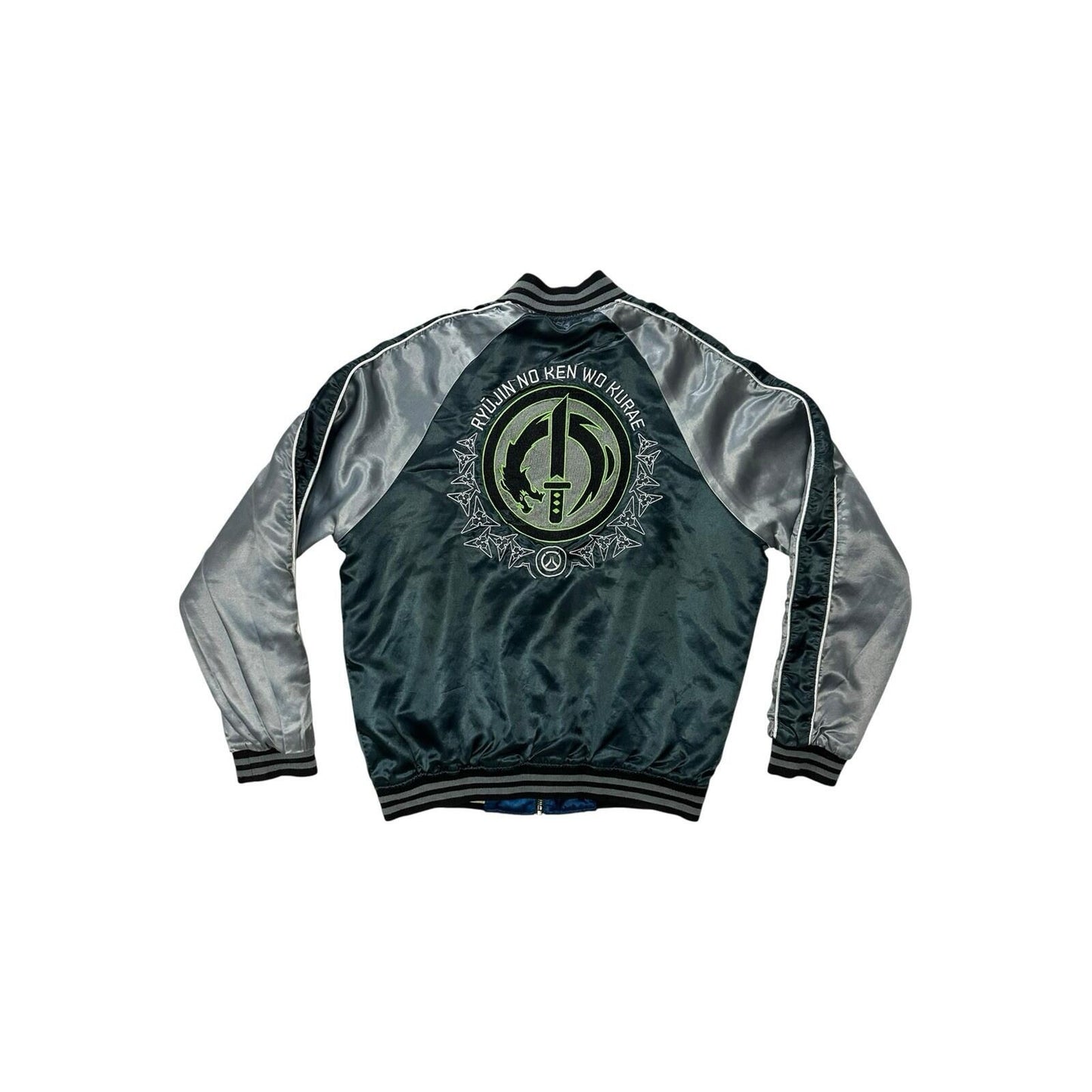 AW18 Overwatch Genji Reversible Bomber Jacket Men’s Small Satin Blizzard Games