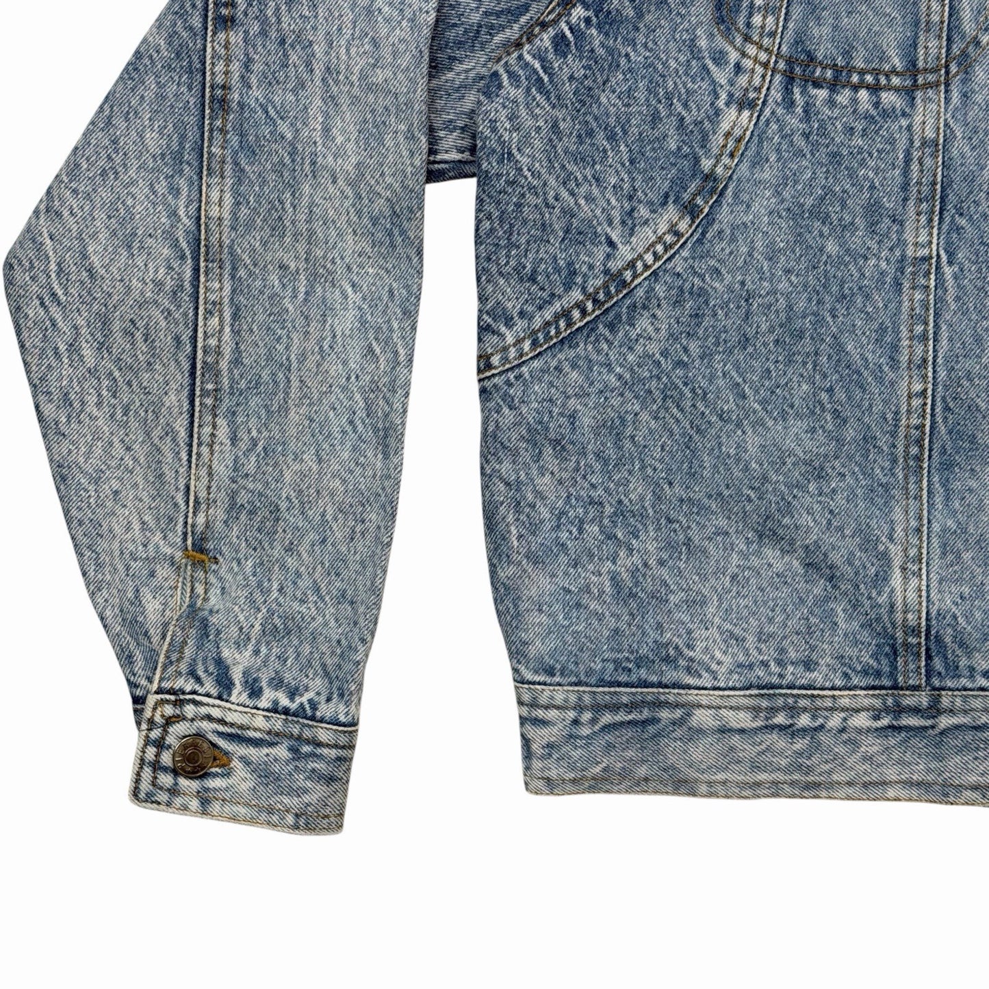 Vintage 80’s Pierregi Denim Jacket Men’s Large Blue Made In Italy