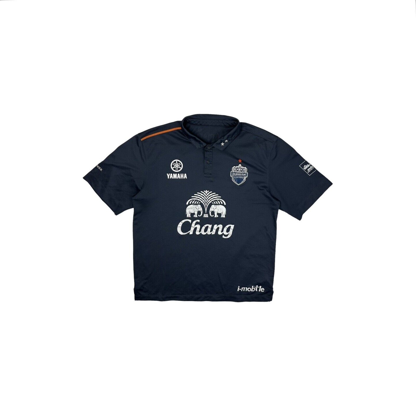 14-15 Buriram United Football Home Jersey Mens XXL Navy Blue Soccer Shirt