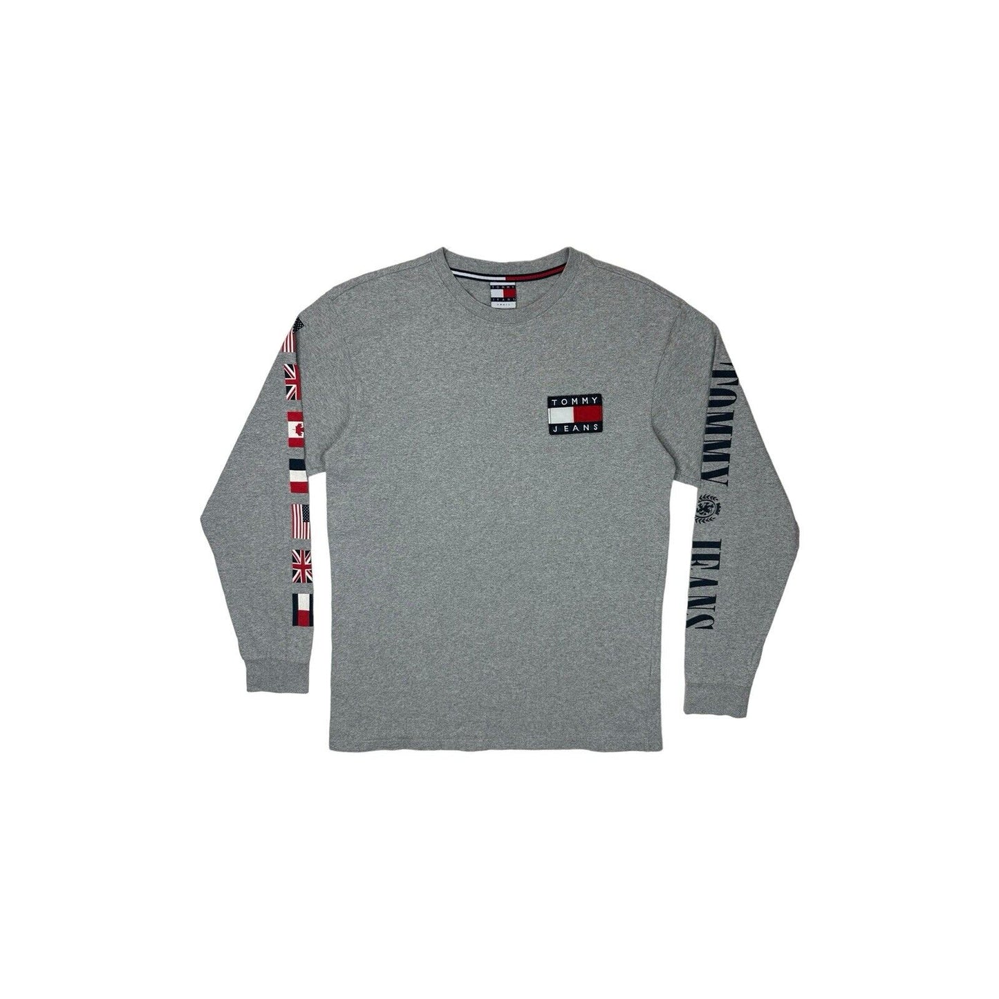 Tommy Jeans 90’s Capsule T-Shirt Men’s Small Grey Long Sleeve 2017