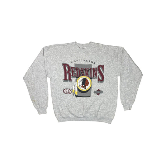 Vintage Washington Redskins Crew Neck Jumper Grey Mens XL Made In USA 90’s