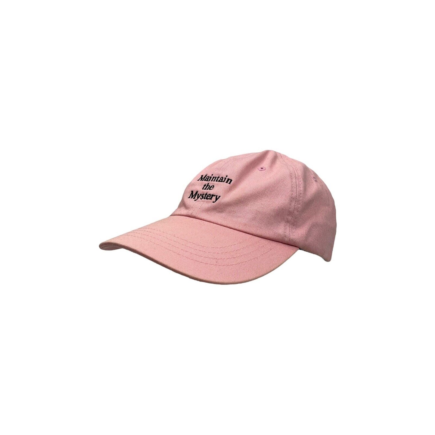 The Hundreds Maintain The Mystery Cap Pink And Black Adjustable Embrodiered