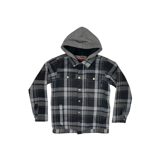 00’s Burton Snowboards MB Hackett Jacket Mens Small Grey Check