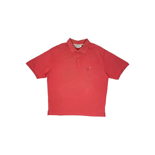 Vintage Yves Saint Laurent Polo Shirt Coral Pink Mens XXL