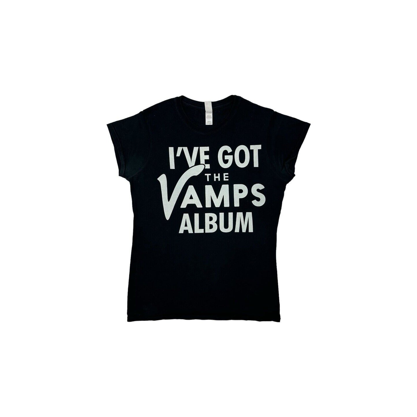 2014 The Vamps T-Shirt Womens Medium Black Meet The Vamps Album