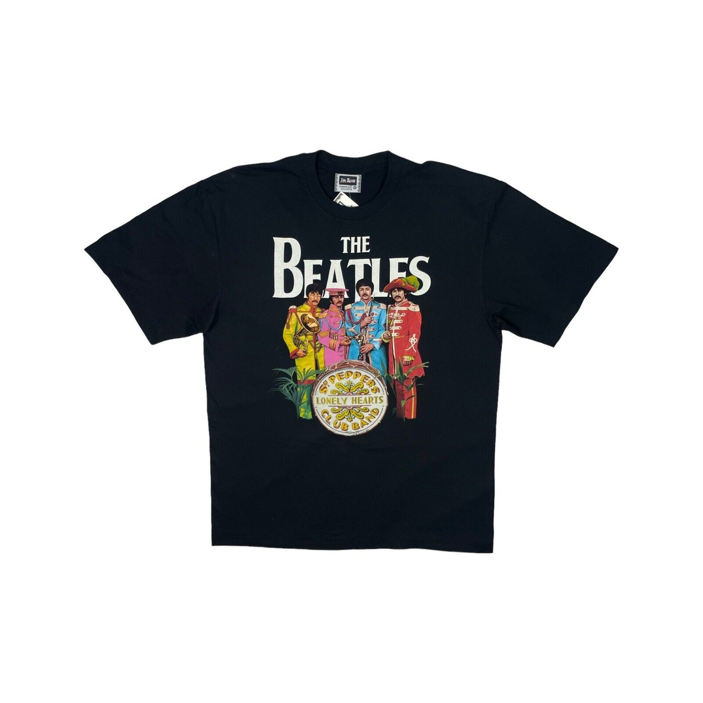 00’s The Beatles T-Shirt Mens XL Black Deadstock Sgt. Pepper