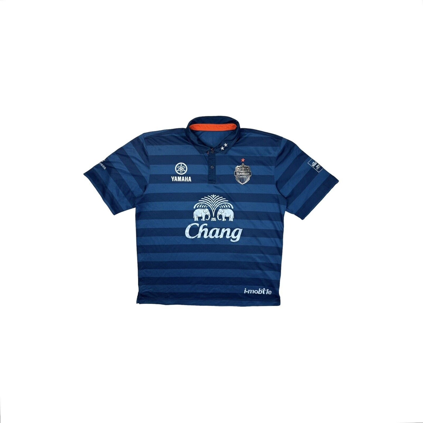 14-15 Buriram United Football Home Jersey Mens XXL Navy Blue Soccer Shirt