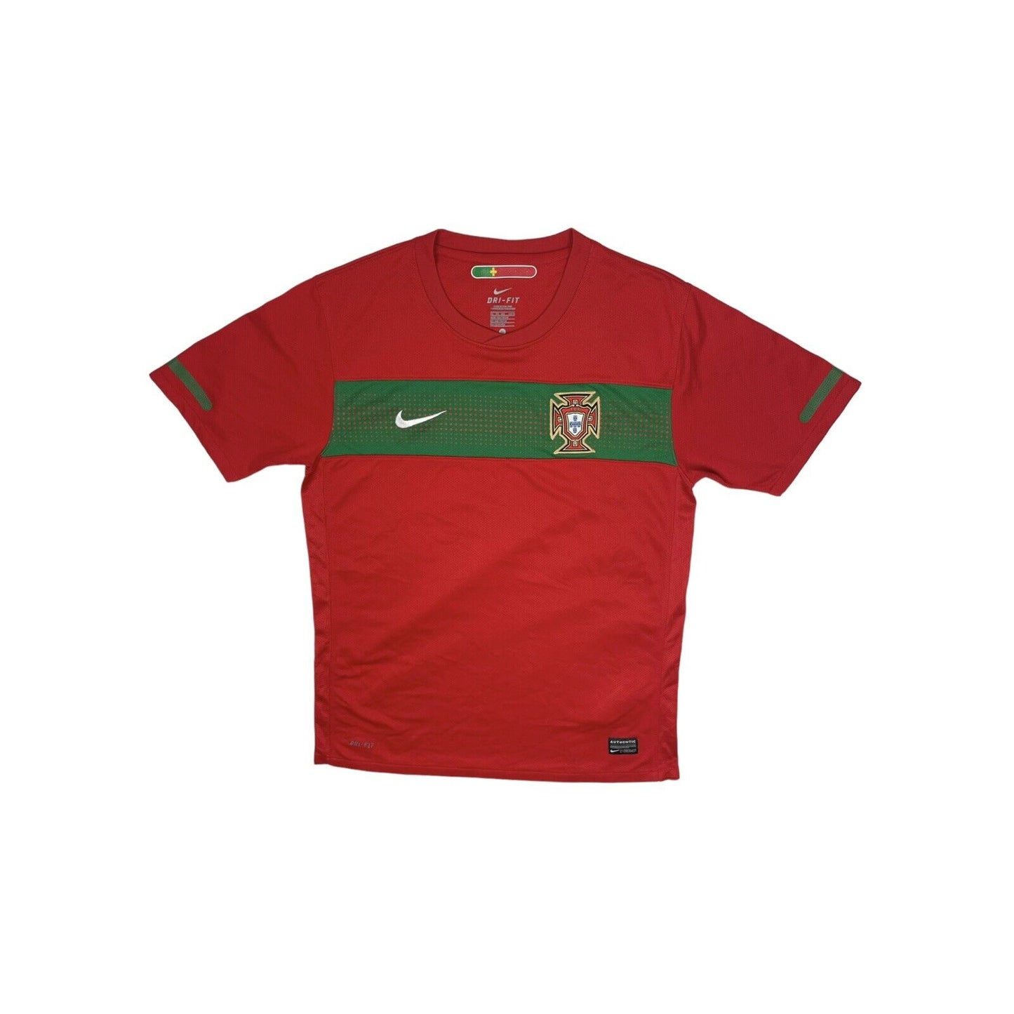 Nike Portugal 10-11 Football Shirt Mens Small Red And Green Youth XL