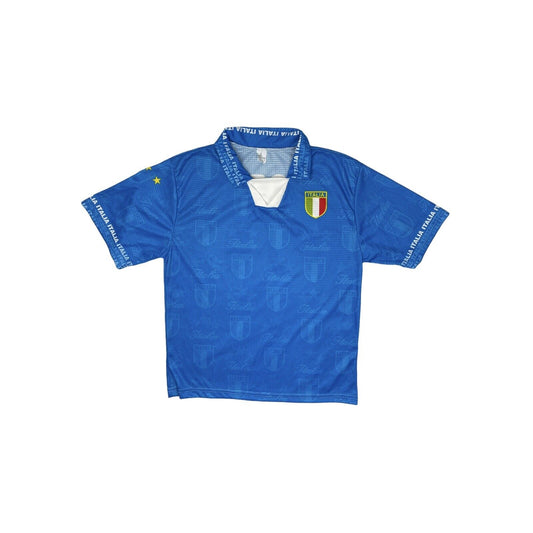 Vintage Italy Football Shirt 20 Totti Blue Mens Small 90’s Soccer Top