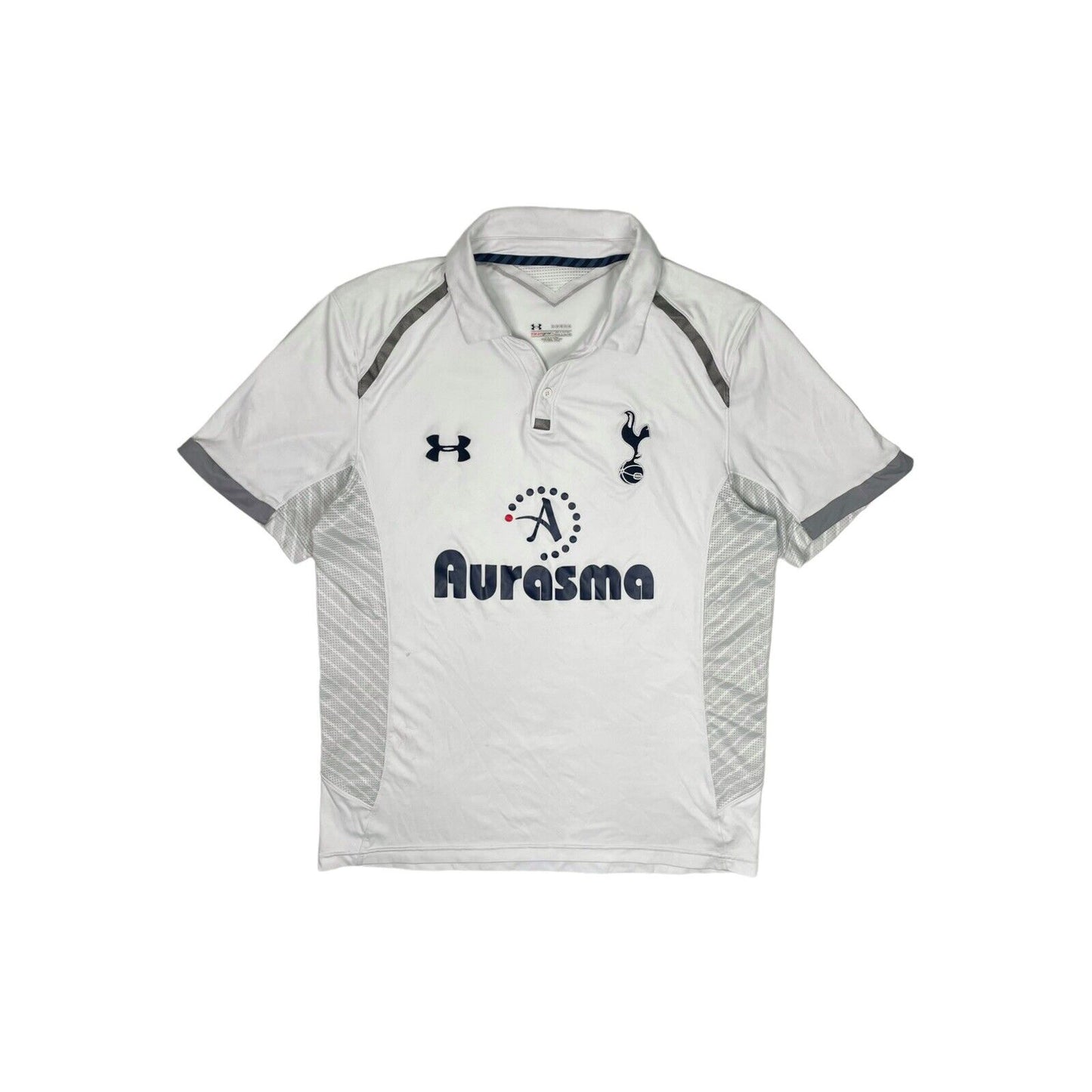 12-13 Tottenham Hotspur Football Jersey Under Armour Mens XL White Home Shirt