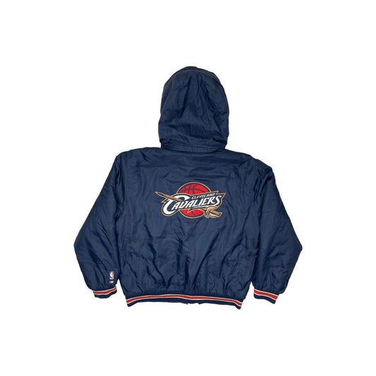 Vintage Cleveland Cavaliers Jacket By Champion Navy Blue Jacket Mens Large NBA